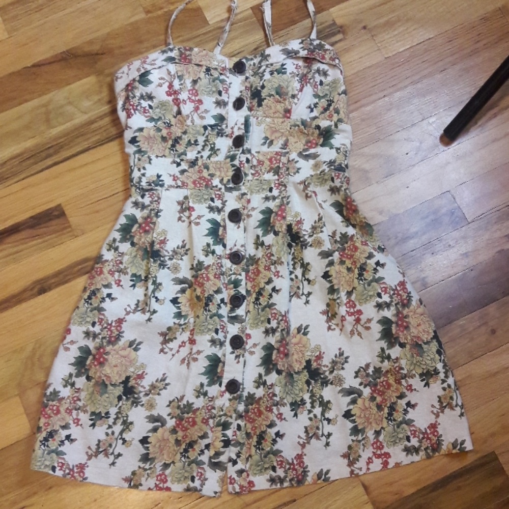 floral mini dress